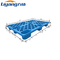 Pálete plástica industrial 1200 x 800 da pálete plástica azul do Euro do HDPE