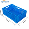 Capacidade de carga empilhável dobrável azul da caixa 50KG da caixa plástica