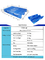 Escuro - páletes plásticas reversíveis do HDPE azul superfície de 1200 x 800 grades