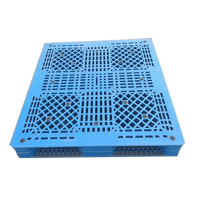 pálete plástica empilhável dobro da cara lateral dos sistemas do armazenamento de cremalheira do metal de 1200*1100*150mm